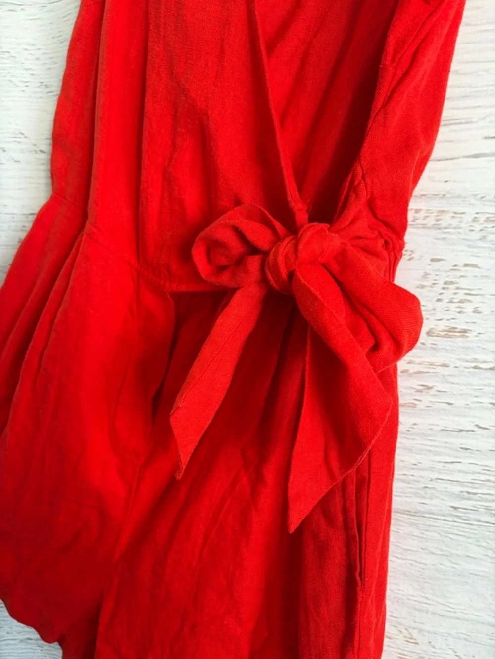 a new day sleeveless red